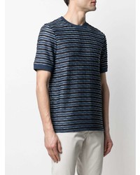 Giorgio Armani Textured Stripe T Shirt