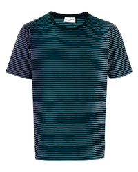 Saint Laurent Tie Dye Striped T Shirt