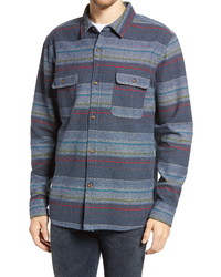 VISSLA Creators Eco Long Sleeve Flannel Button Up Shirt