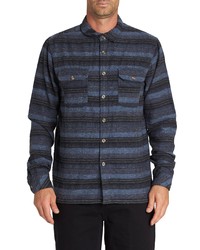 Billabong Offshore Stripe Flannel Button Up Shirt