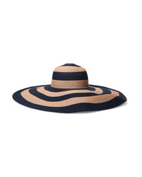 Navy Horizontal Striped Hat