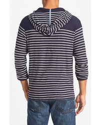 Faherty Striped Sweater Hoodie