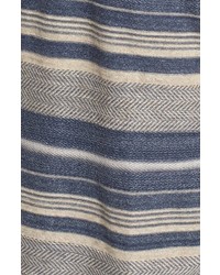Treasurebond Stripe Open Front Cardigan Size X Smallsmall Blue