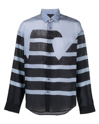 Emporio Armani Striped Long Sleeve Shirt