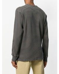 Universal Works Striped Long Sleeve T Shirt