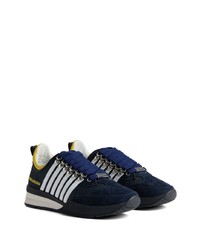 DSQUARED2 Striped Low Top Sneakers