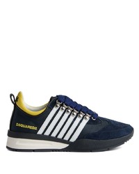 DSQUARED2 Striped Low Top Sneakers