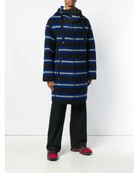 Lanvin Striped Hooded Coat