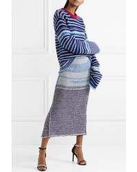 Calvin Klein 205W39nyc Oversized Striped Wool Sweater