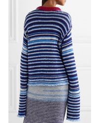 Calvin Klein 205W39nyc Oversized Striped Wool Sweater