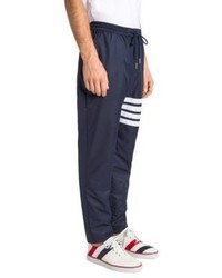 Thom Browne Striped Nylon Zip Up Pants
