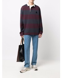 Isabel Marant Arno Striped Polo Shirt