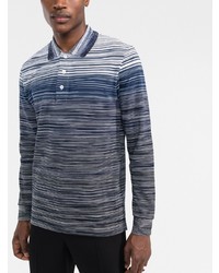 Missoni Marl Knit Long Sleeve Polo Shirt
