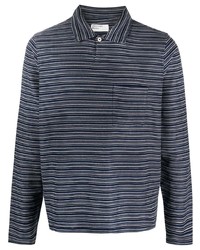 Universal Works Stripe Pattern Polo Shirt