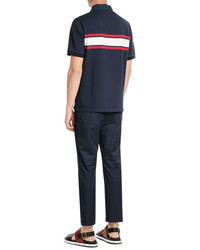 Marni Cotton Polo Shirt With Colorblock Stripe