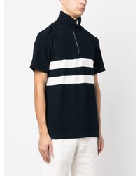 Ron Dorff Organic Cotton Striped Polo Shirt