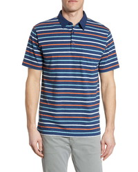 Patagonia Squeaky Clean Regular Fit Stripe Polo