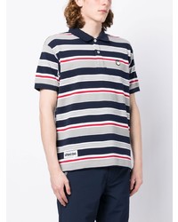 Chocoolate Striped Cotton Polo Shirt