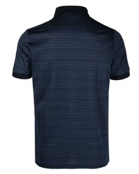 Corneliani Striped Cotton Polo Shirt
