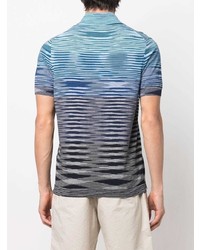 Missoni Striped Knitted Polo Shirt