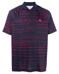 Lacoste Striped Pattern Polo Shirt