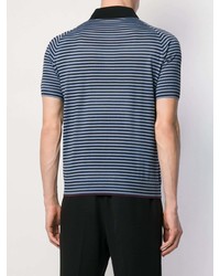 Prada Striped Polo Shirt