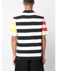 Sunnei Striped Polo Shirt