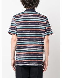 Missoni Striped Slub Polo Shirt