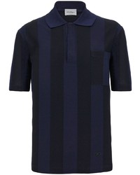 Ferragamo Two Tone Striped Polo Shirt
