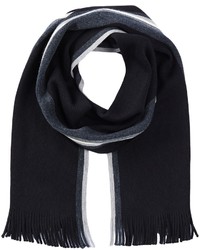 Chelsey Imports Wool Stripe Detail Scarf