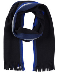 Chelsey Imports Wool Stripe Detail Scarf