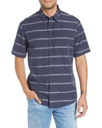 Quiksilver Waterman Collection Last Dawn Regular Fit Stripe Sport Shirt