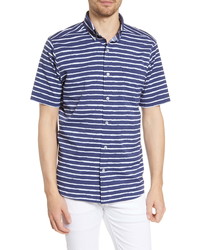 Southern Tide Pier Stripe Intercoastal Regular Fit Button Up Shirt