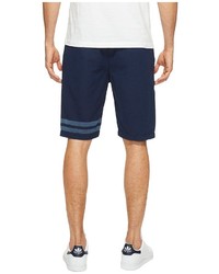 7 For All Mankind The Chino Shorts In Dark Chambray Stripe Shorts