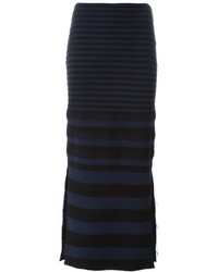 Ports 1961 Striped Knitted Skirt