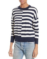 Equipment Melanie Stripe Cotton Silk Sweater