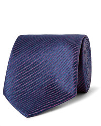 Charvet 75cm Striped Silk Jacquard Tie