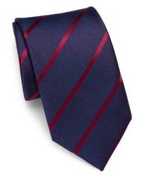 Charvet Diagonal Striped Silk Tie