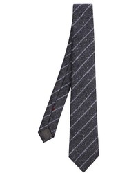 Brunello Cucinelli Diagonal Striped Silk Tie