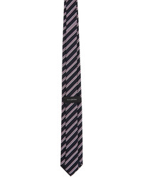 Ermenegildo Zegna Navy Pink Brera Tie