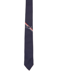Thom Browne Navy Shark Stripe Classic Tie