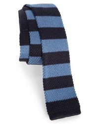 BOSS Stripe Knit Silk Tie