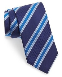 David Donahue Stripe Silk Tie
