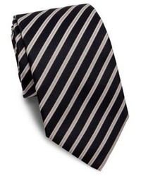 Armani Collezioni Striped Silk Tie