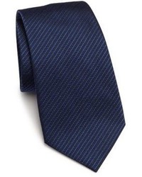 Armani Collezioni Thin Diagonal Stripe Silk Tie