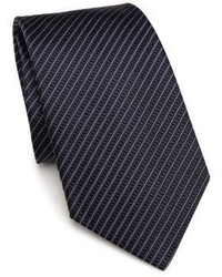 Armani Collezioni Thin Striped Silk Tie