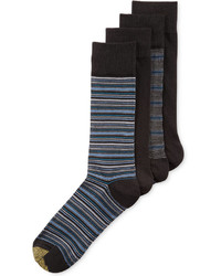 Gold Toe Classic Striped Socks 4 Pack Only At Macys