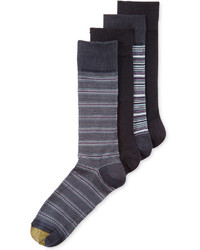Gold Toe Classic Striped Socks 4 Pack Only At Macys