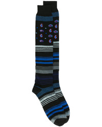 Etro Flowers And Stripes Socks