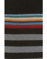 Paul Smith Multi Stripe Cotton Blend Socks